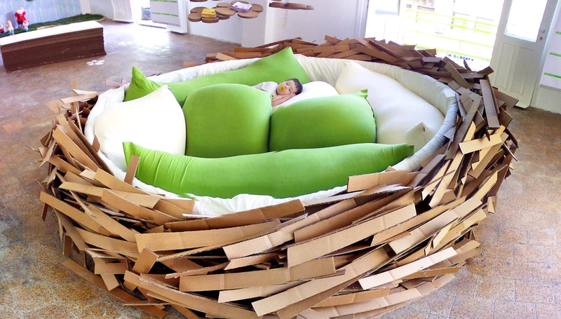 Illustration for article titled Giant Nest Bed Fulfills All My Big Bird Fantasies
